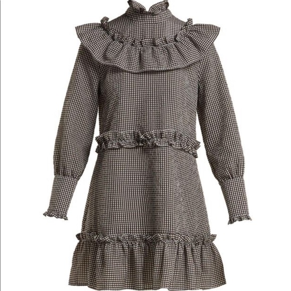 Ganni Charon Dress Sz 34 - Picture 2 of 8